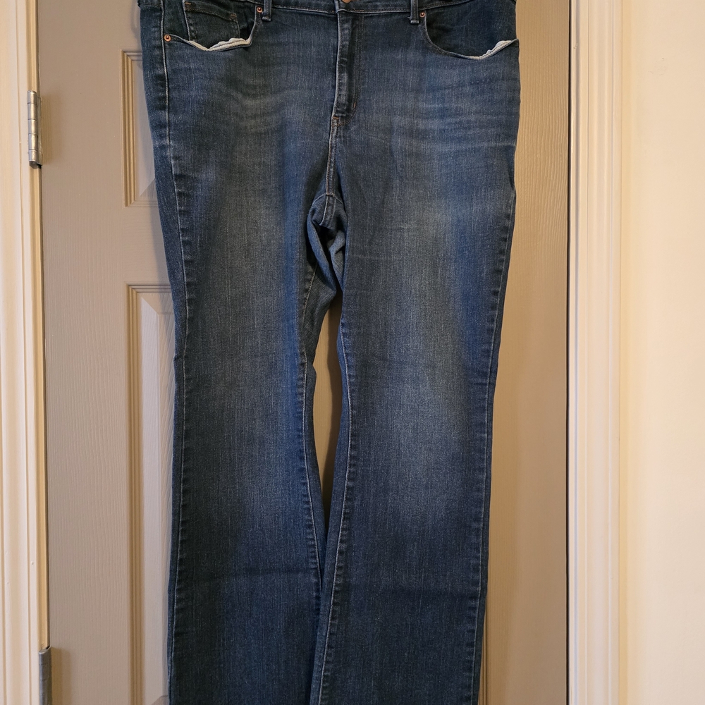 Signature by Levi Strauss Women's Boot Cut Jeans - Dark Blue